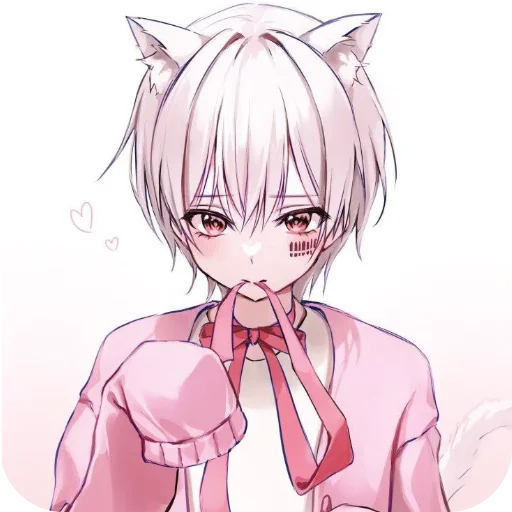 💇 Стикер «Кошкомальчики» для Telegram