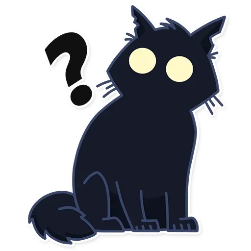 🐈‍⬛ Стикер «КошМар» для Telegram