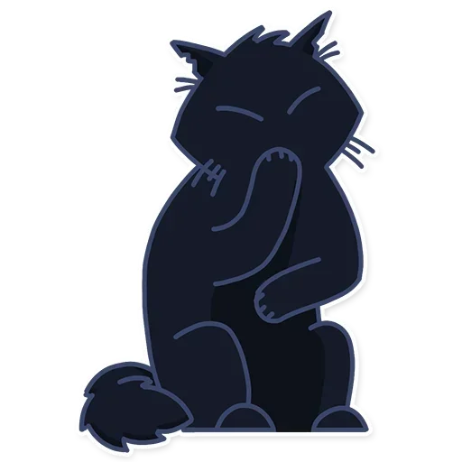 🐈‍⬛ Стикер «КошМар» для Telegram