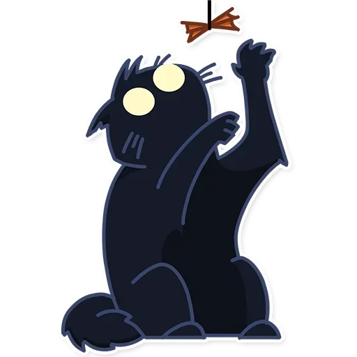 🐈‍⬛ Стикер «КошМар» для Telegram