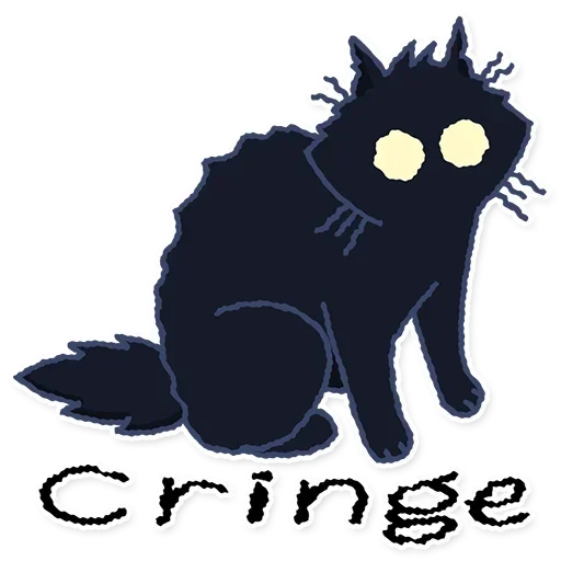 🐈‍⬛ Стикер «КошМар» для Telegram