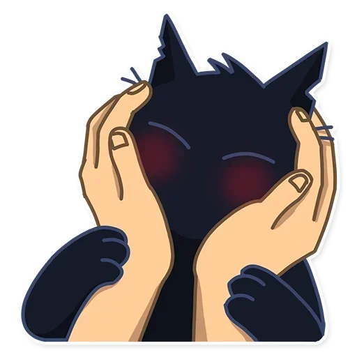 🐈‍⬛ Стикер «КошМар» для Telegram
