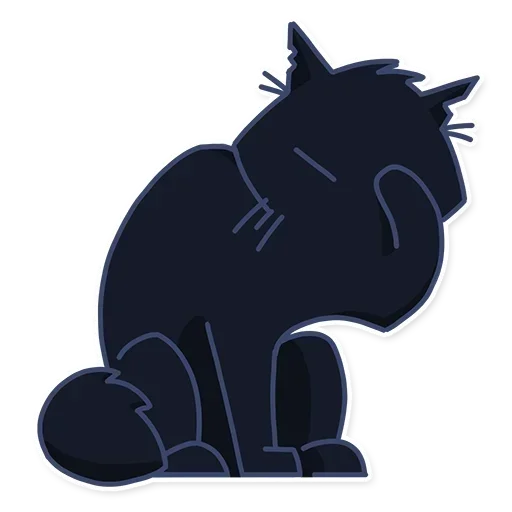 🐈‍⬛ Стикер «КошМар» для Telegram