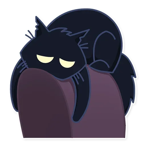 🐈‍⬛ Стикер «КошМар» для Telegram