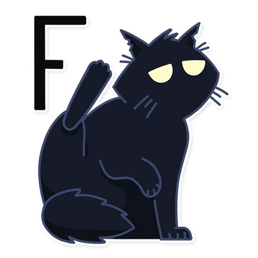 🐈‍⬛ Стикер «КошМар» для Telegram