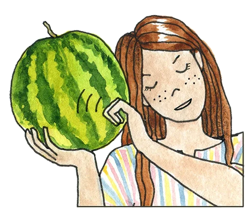 🍉 Стикер «kosmonozhka 2024» для Telegram