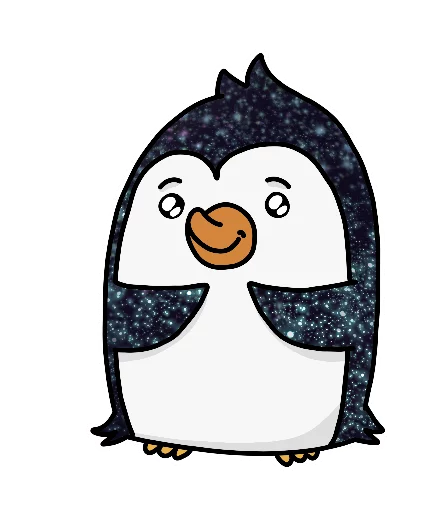 Стикерпак КОСМИЧЕСКИЕ пингвины для Telegram
