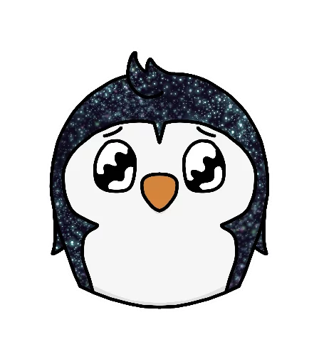 🙇‍♀ Стикер «КОСМИЧЕСКИЕ пингвины» для Telegram
