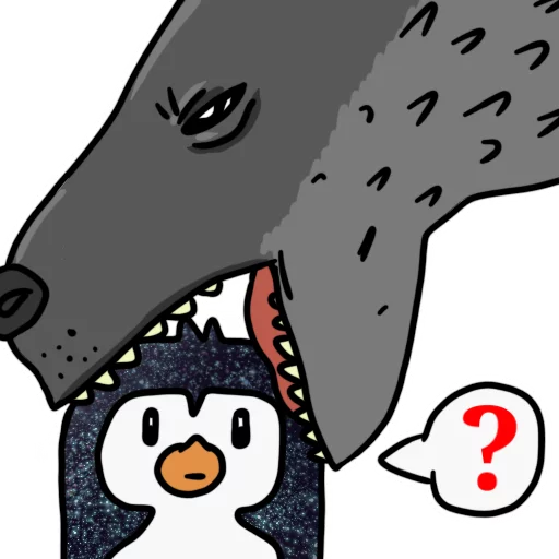 😶 Стикер «КОСМИЧЕСКИЕ пингвины» для Telegram