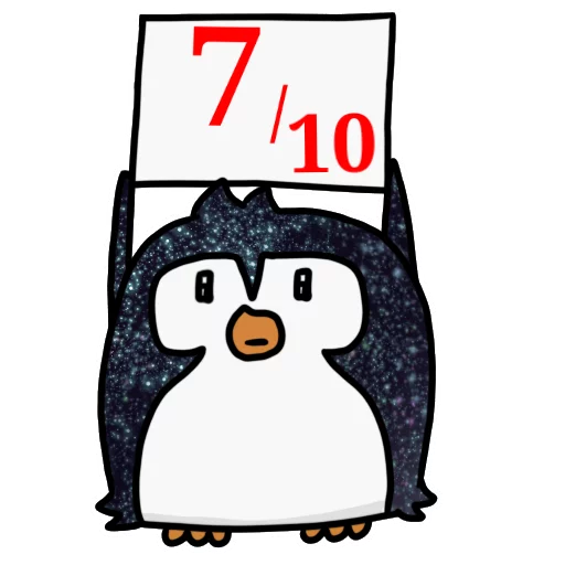 7⃣ Стикер «КОСМИЧЕСКИЕ пингвины» для Telegram