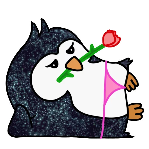 😘 Стикер «КОСМИЧЕСКИЕ пингвины» для Telegram