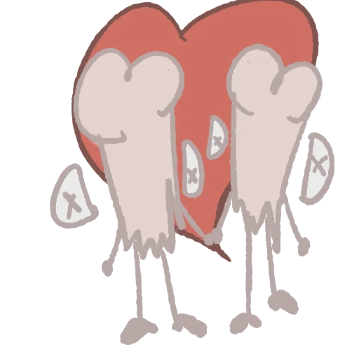 💞 Стикер «Косточка» для Telegram
