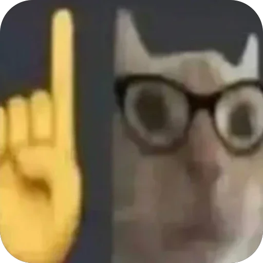 🫥 Стикер «Злые котики» для Telegram