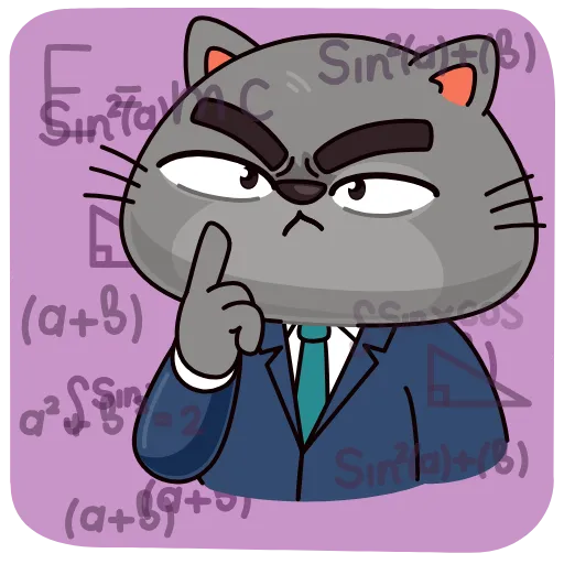 Стикер 15 Кот Мафиози