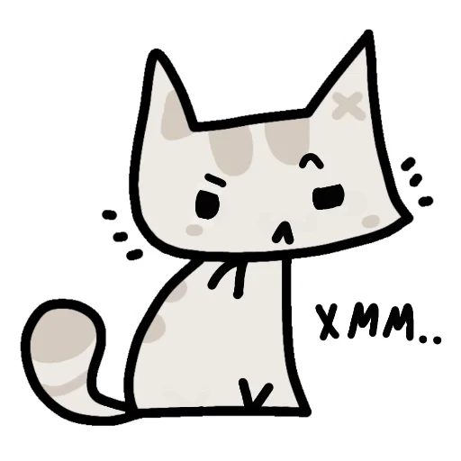 🤔 Стикер «Кот Мяка» для Telegram