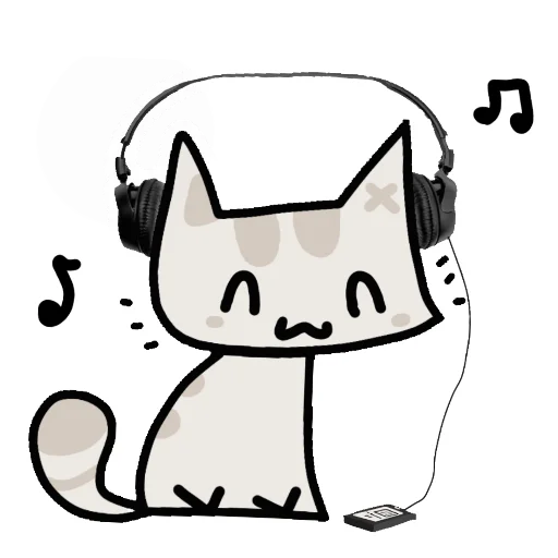 🎶 Стикер «Кот Мяка» для Telegram