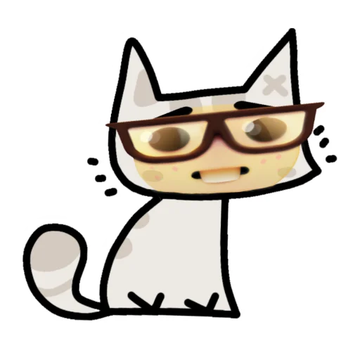 🤓 Стикер «Кот Мяка» для Telegram