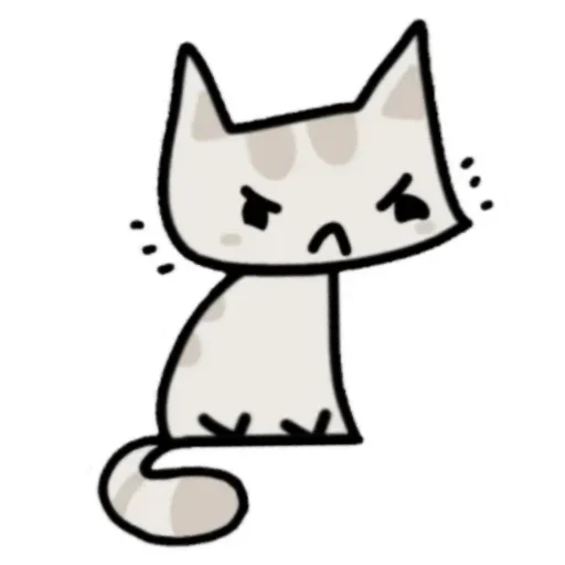 😠 Стикер «Кот Мяка» для Telegram