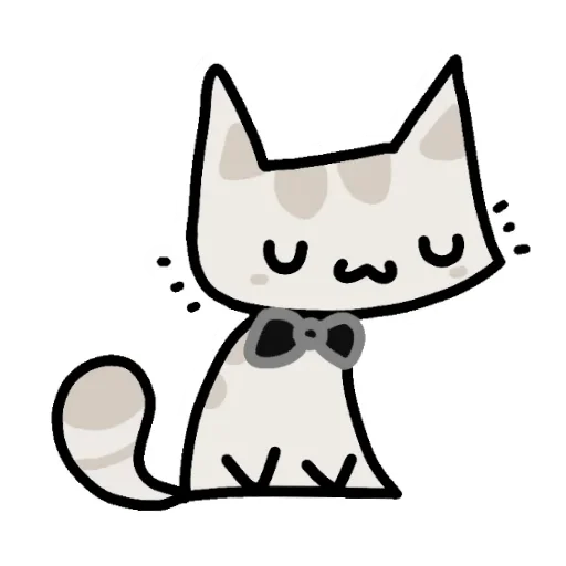 🎀 Стикер «Кот Мяка» для Telegram