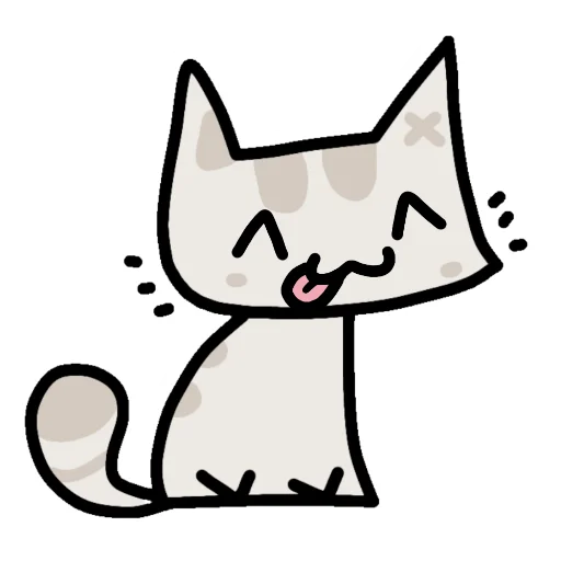 😋 Стикер «Кот Мяка» для Telegram