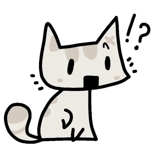 😧 Стикер «Кот Мяка» для Telegram