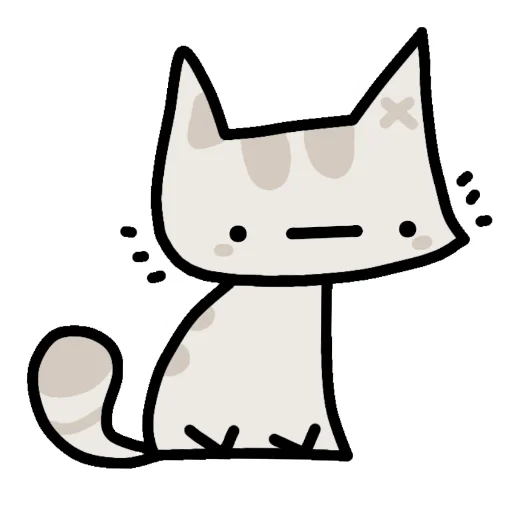 😐 Стикер «Кот Мяка» для Telegram
