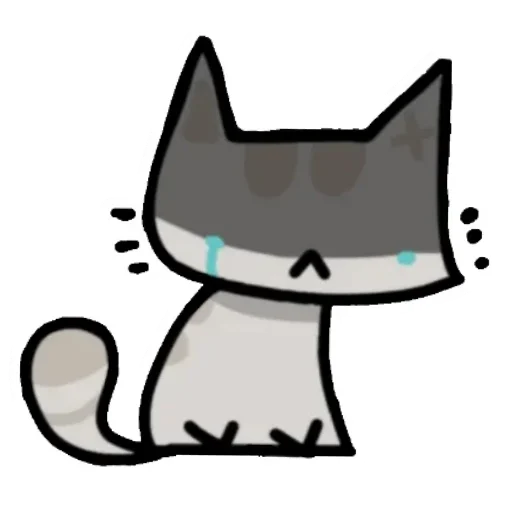 😔 Стикер «Кот Мяка» для Telegram