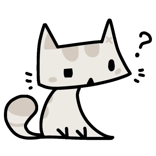 ❓ Стикер «Кот Мяка» для Telegram