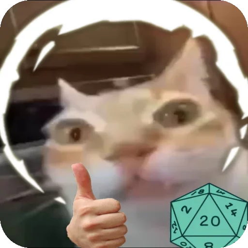 🍀 Стикер «Кот Нормас» для Telegram