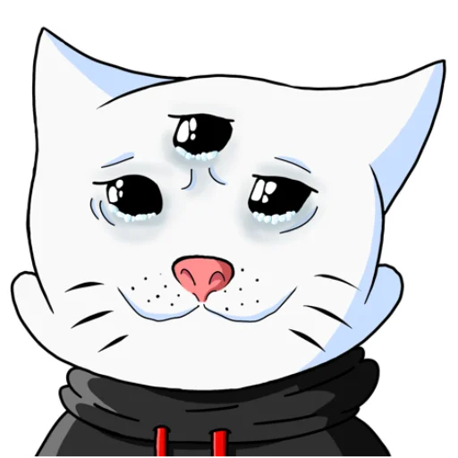 😢 Стикер «Кот Рукав» для Telegram