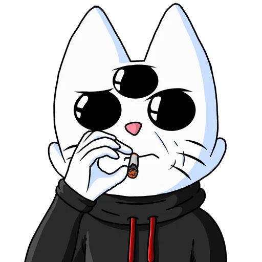 🤭 Стикер «Кот Рукав» для Telegram