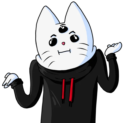 🥴 Стикер «Кот Рукав» для Telegram