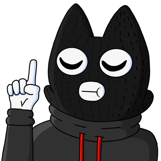 👇 Стикер «Кот Рукав» для Telegram