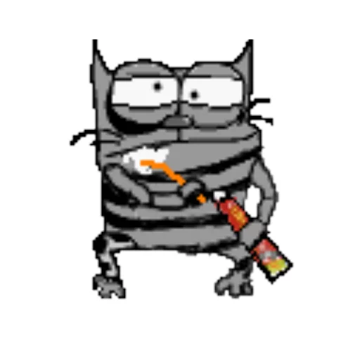 😴 Стикер «upyachka kote» для Telegram