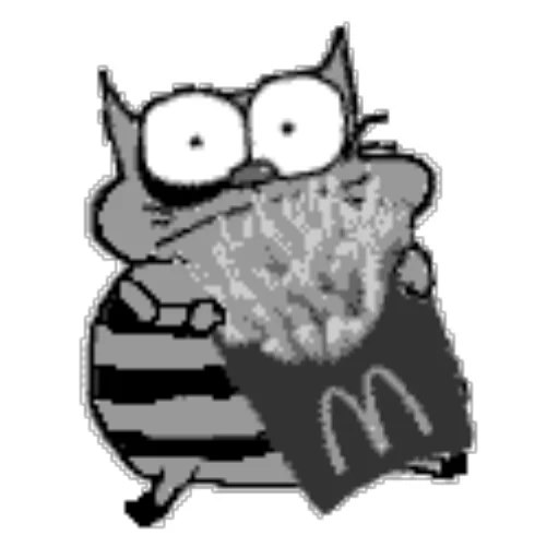🍟 Стикер «upyachka kote» для Telegram