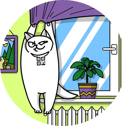 🤪 Стикер «Кот Бизнесмен» для Telegram