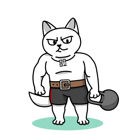 🤪 Стикер «Кот Бизнесмен» для Telegram