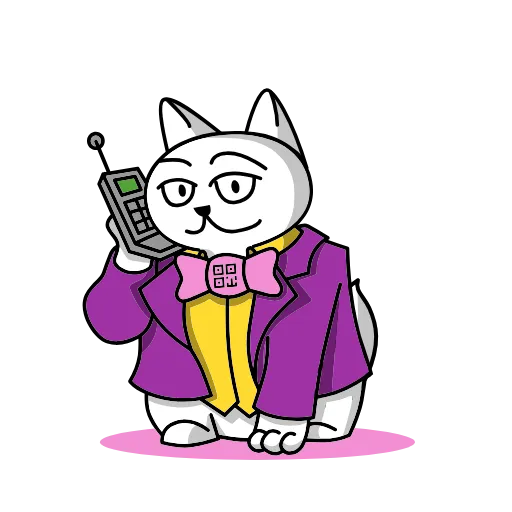 😙 Стикер «Кот Бизнесмен» для Telegram