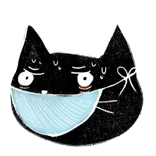 😣 Стикер «Кот Черныш» для Telegram