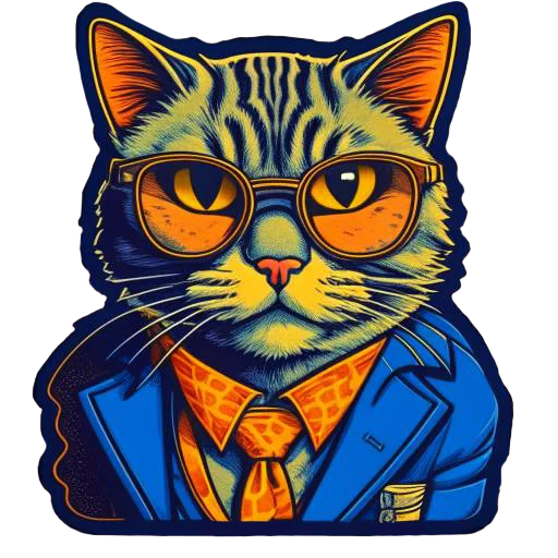 😎 Стикер «Кот Дон Батон» для Telegram