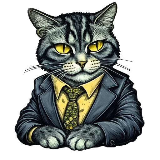 🙂 Стикер «Кот Дон Батон» для Telegram