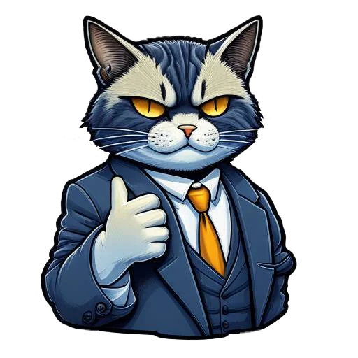👍 Стикер «Кот Дон Батон» для Telegram
