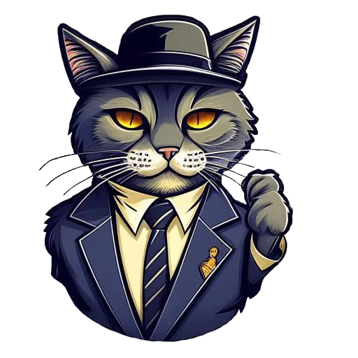 😉 Стикер «Кот Дон Батон» для Telegram