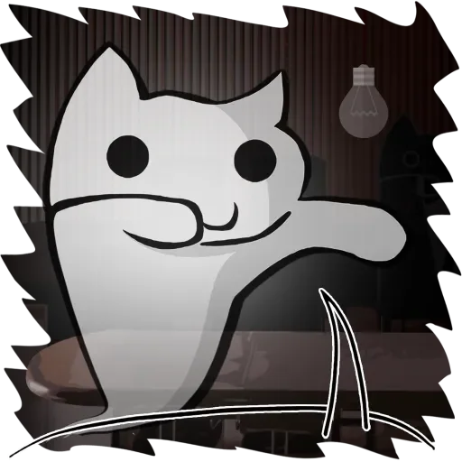 👻 Стикер «Крёстный Котец» для Telegram