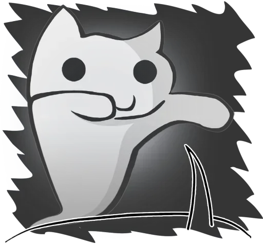 👻 Стикер «Крёстный Котец» для Telegram