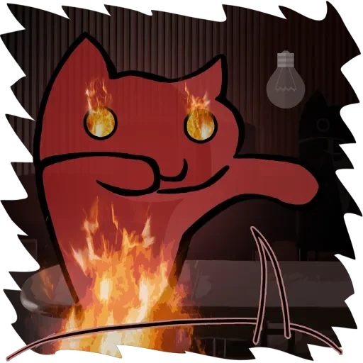 👹 Стикер «Крёстный Котец» для Telegram