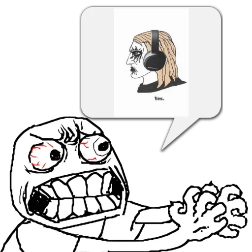 😺 Стикер «Отбросы» для Telegram