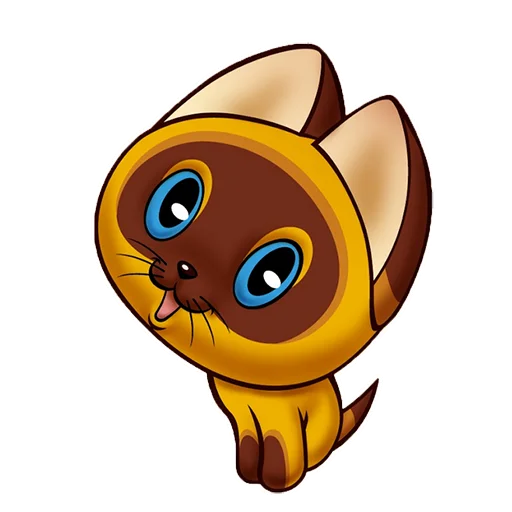 🥺 Стикер «Котёнок по имени Гав» для Telegram