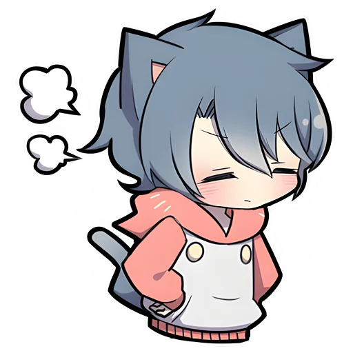 😐 Стикер «Котенок Пепе» для Telegram