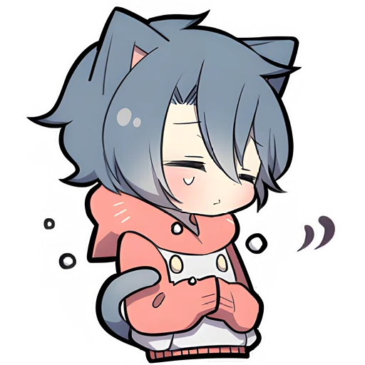 😔 Стикер «Котенок Пепе» для Telegram